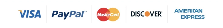 Accepted payment methods for Neuro Lift: Visa, Mastercard, American Express and Discover